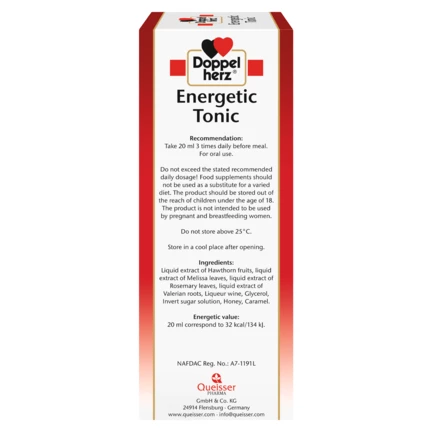 Doppelherz aktiv Energetic Tonic side view left