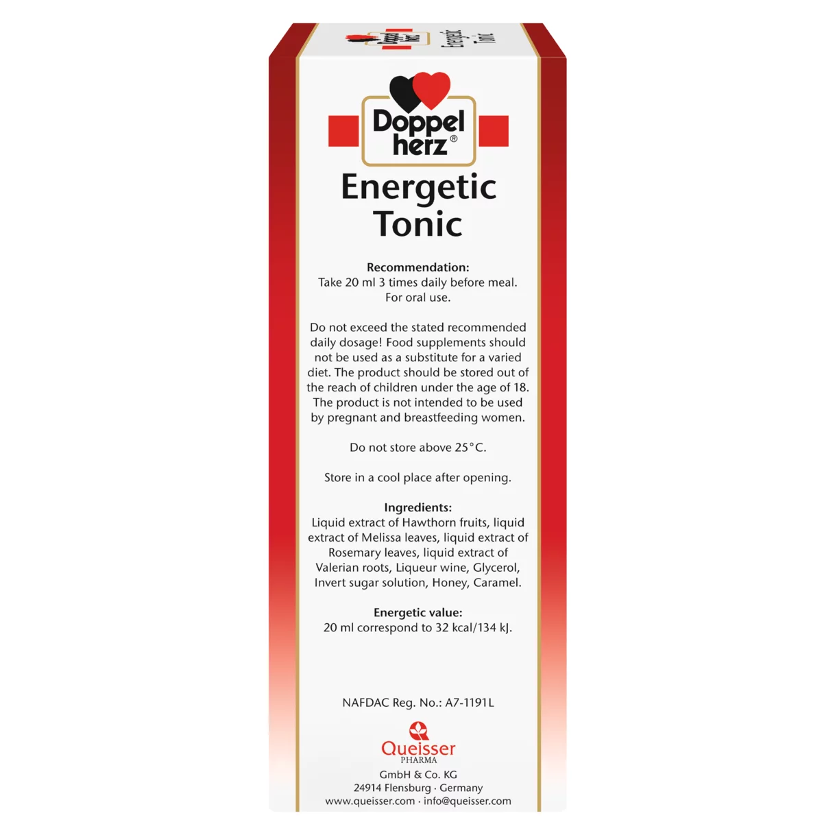 Doppelherz aktiv Energetic Tonic side view left