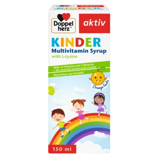 Doppelherz aktiv KINDER Multivitamin Syrup front view