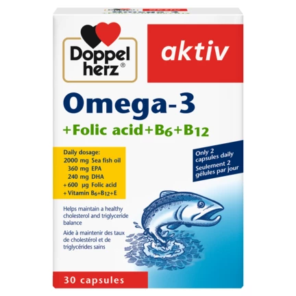 Doppelherz aktiv Omega-3 front view