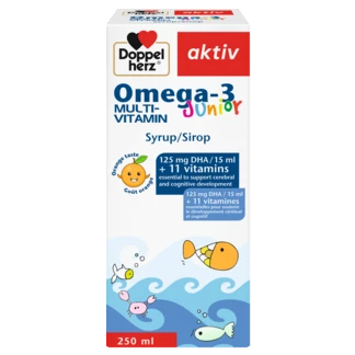 Doppelherz aktiv Omega-3 Junior front view